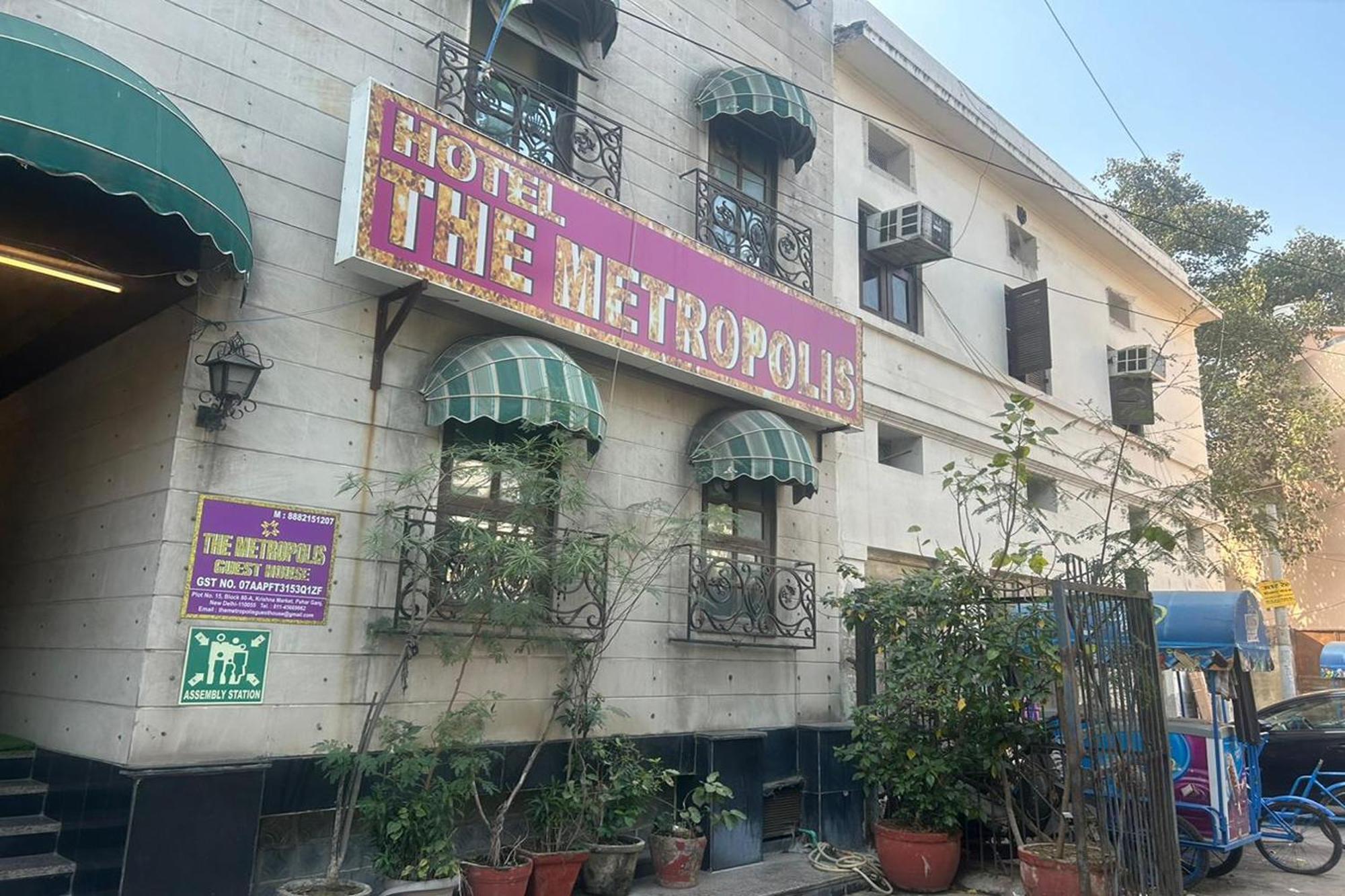 The Metropolis Guest House Near Rk Ashram Metro Station New Delhi Exterior photo